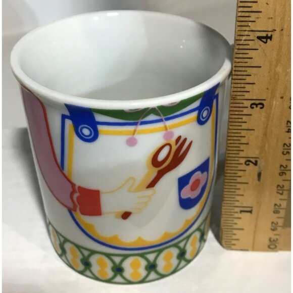 Seymour Mann Inc. Good Morning To You Mug & Bowl Set Whimsical, Ladies Apron - Picture 12 of 13